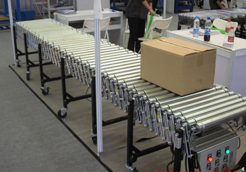 伸縮輥筒輸送機運行圖,m.gdyijia.com.cn